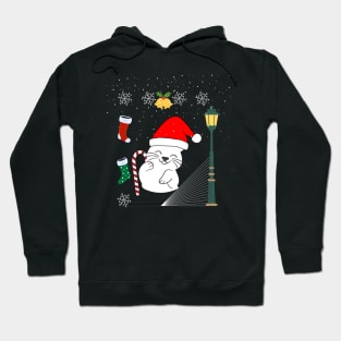 Merry Christmas Santa Cat Hoodie